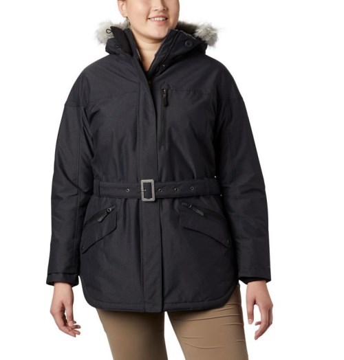 Women's Columbia Carson Pass II Jackets Black | Plus Size CA-GLCA8